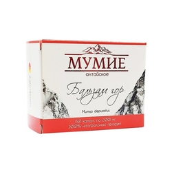 Mumio altajské 60 kapsúľ po 0,2g AltaiBio