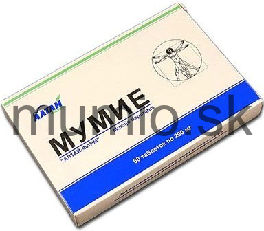 Mumio altajské 60 tab. po 0,2g